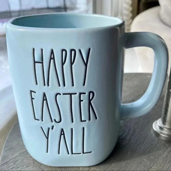 Rae Dunn Other - NEW - HAPPY EASTER Y’ALL 🐰🐣 - Beautiful Rae Dunn BLUE Coffee Mug/Cup 💙